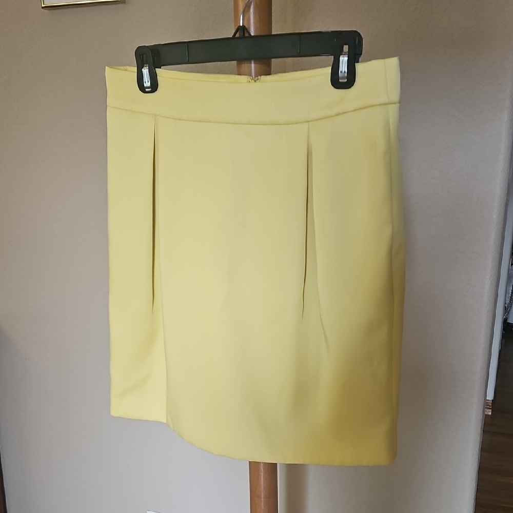 NWT Kate Spade Sunny Yellow Pencil Skirt, Size 10